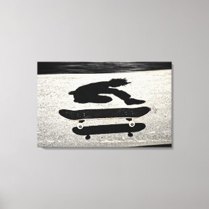 Sandwich-Skateboard Leinwanddruck