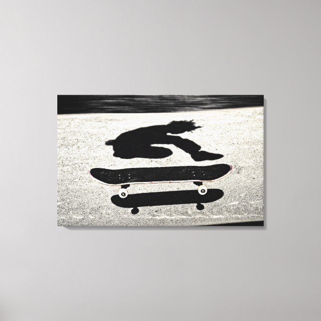 Sandwich-Skateboard Leinwanddruck (Vorderseite)