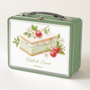 Sandwich-Tag Wasserfarbe Eiscreme Metall Brotdose