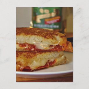 Sandwiches vom Grillkäse Postkarte