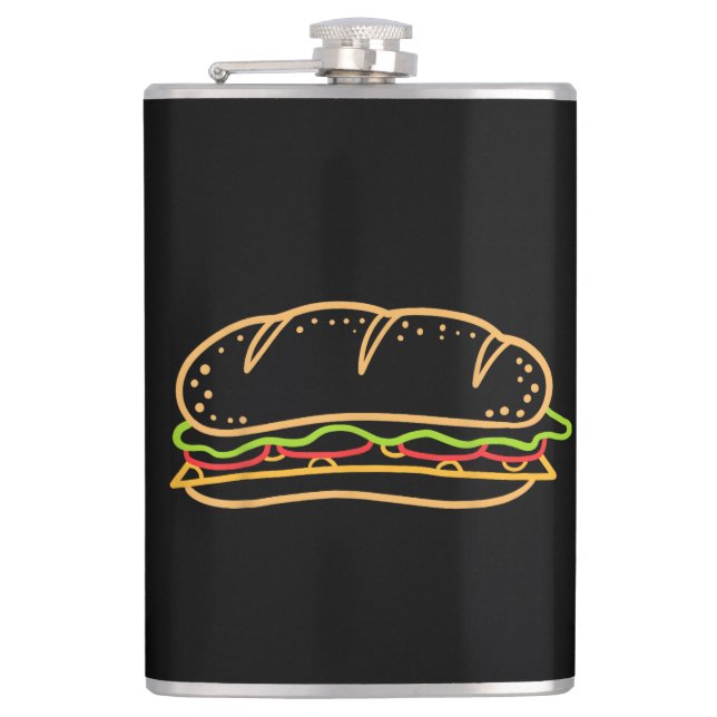 Sandwichfutter Flachmann (Vorderseite)