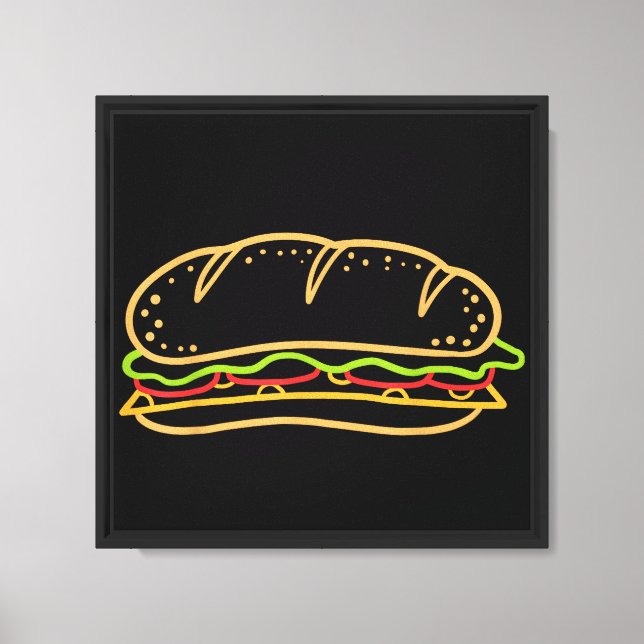 Sandwichfutter Leinwanddruck (Vorderseite)
