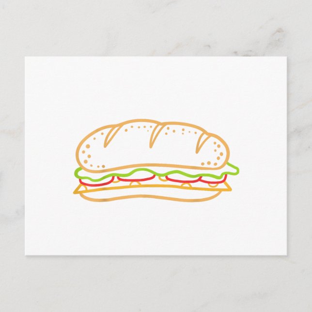 Sandwichfutter Postkarte (Vorderseite)