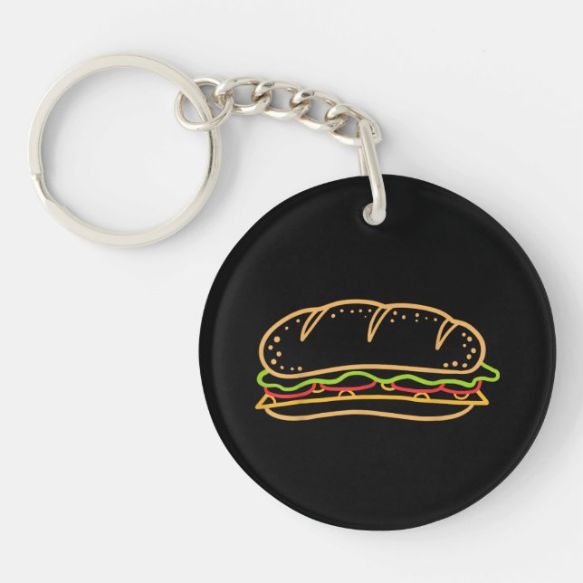 Sandwichfutter Schlüsselanhänger (Vorderseite)
