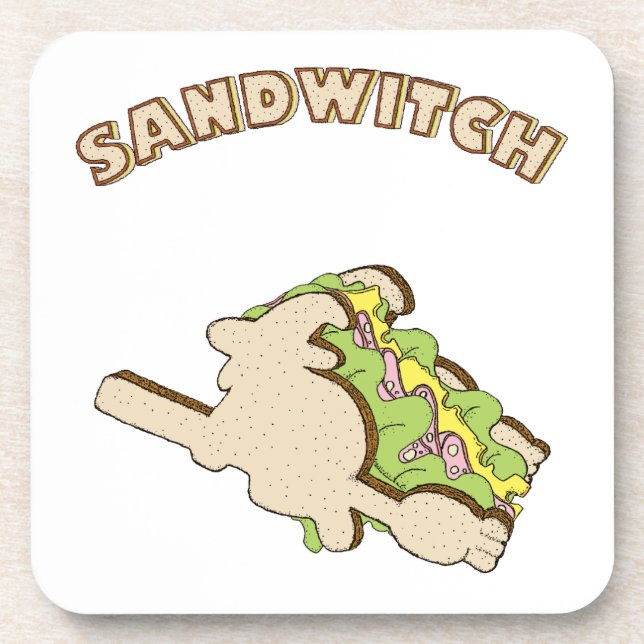 Sandwitch Getränkeuntersetzer (Vorderseite)