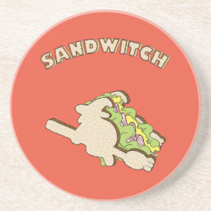 Sandwitch Getränkeuntersetzer