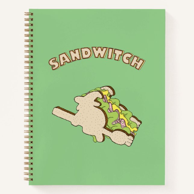 Sandwitch Notizbuch (Vorderseite)