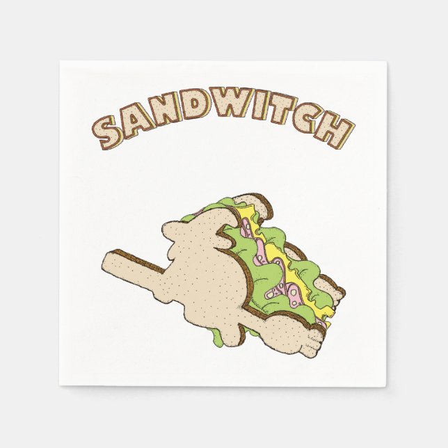 Sandwitch Serviette (Vorderseite)
