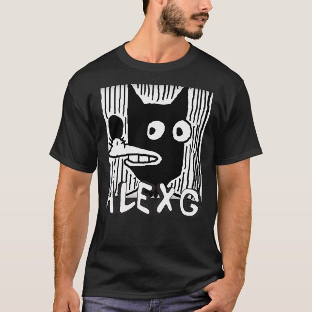 (Sandy) Alex G Dog Logo Classic T - Shirt (Vorderseite)