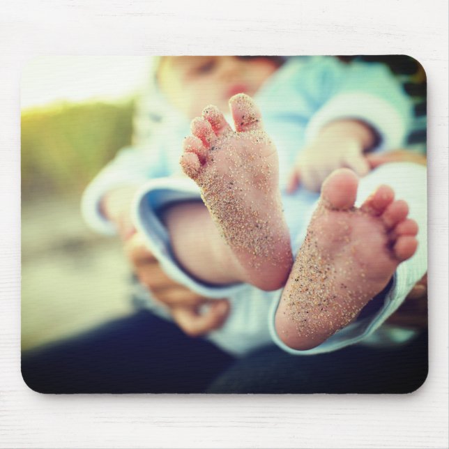 Sandy Baby Feet Mousepad (Vorne)