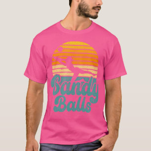 Sandy Balls Funny Beach Volleyball Trainer Fab T-Shirt