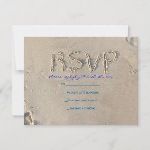 SANDY BEACH Bar Bat Mitzvah Einladungskarte