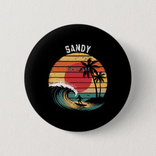 Sandy Beach Hawaii Strand Surfen Button