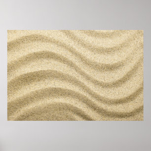 Sandy Beach Hintergrund 1 Poster