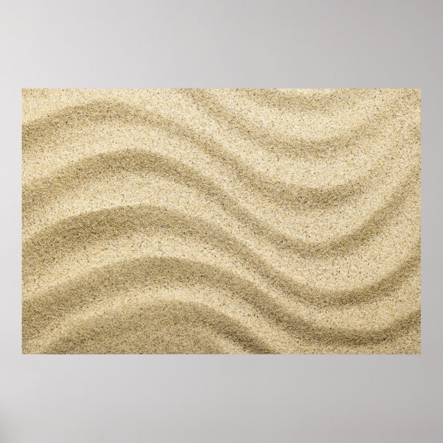 Sandy Beach Hintergrund 1 Poster (Vorne)