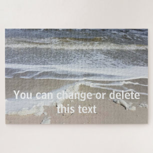 Sandy Beach Life Ocean Waves Sea Fotografy Puzzle