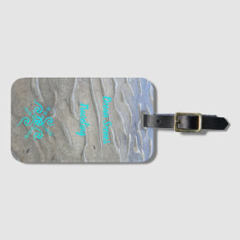 Sandy Beach Luggage Tag Gepäckanhänger