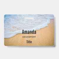 Sandy Beach mit Foamy Surf