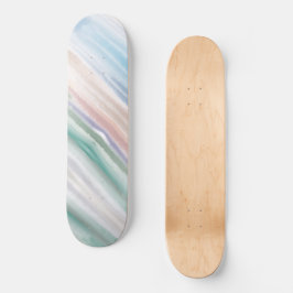 Sandy Beach Ocean Waves Sonnenuntergang Abstrakte  Skateboard
