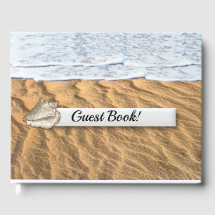 Sandy Beach Personalisiert Guest Book Gästebuch