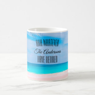 Sandy Beach Remüder Name Sandy Beach and Ocean Kaffeetasse