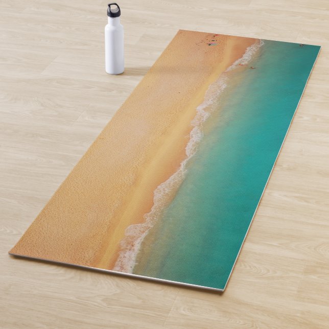 Sandy Beach Shore Ocean Türkis Yoga Mat Yogamatte (Beispiel)