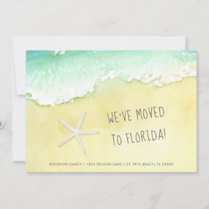 Sandy Beach Starfish Wir zogen nach Florida New Zu Ankündigung