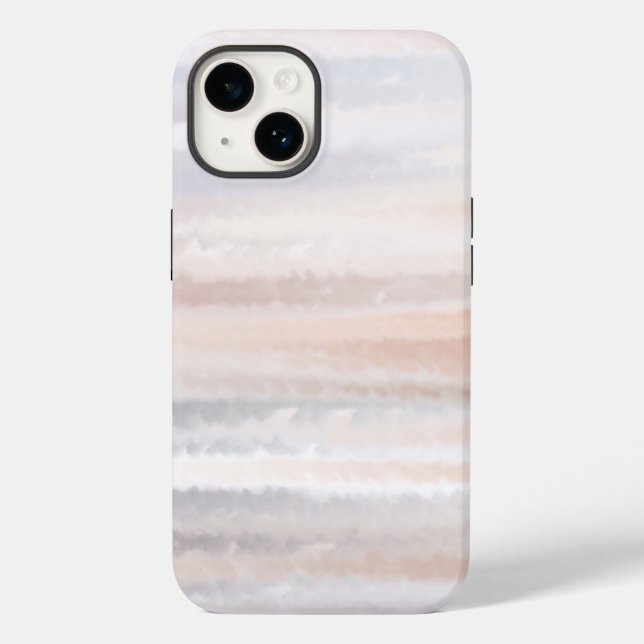 Sandy Beach Summer Tan Abstrakte Wasserfarbe Case-Mate iPhone Hülle (Rückseite)