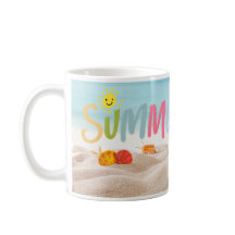 Sandy Beach Summertime Vibes Tasse!