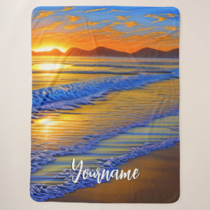 Sandy Beach Sunset Sherpadecke
