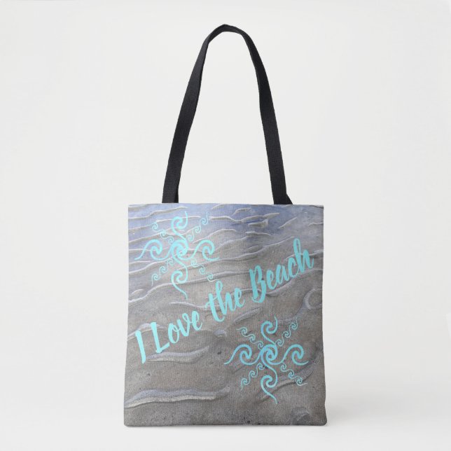 Sandy Beach Tote Bag (Vorderseite)