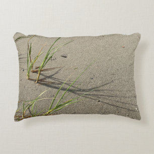 Sandy Beach und Fragile Reeds Kissen Case