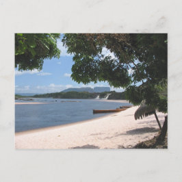 Sandy Beach Venezuela Jungle Landschaft Postkarte