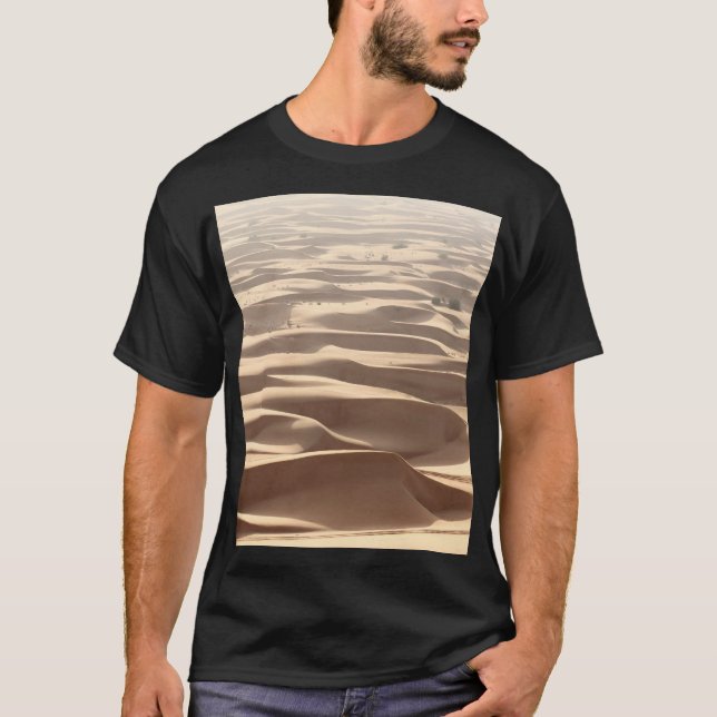 Sandy Desert Road Dunes T-Shirt (Vorderseite)