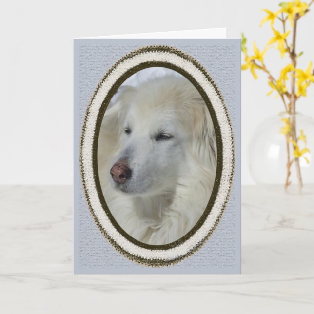 *Sandy Dog - Vermisst Sie Karte (Gelbe Blume)