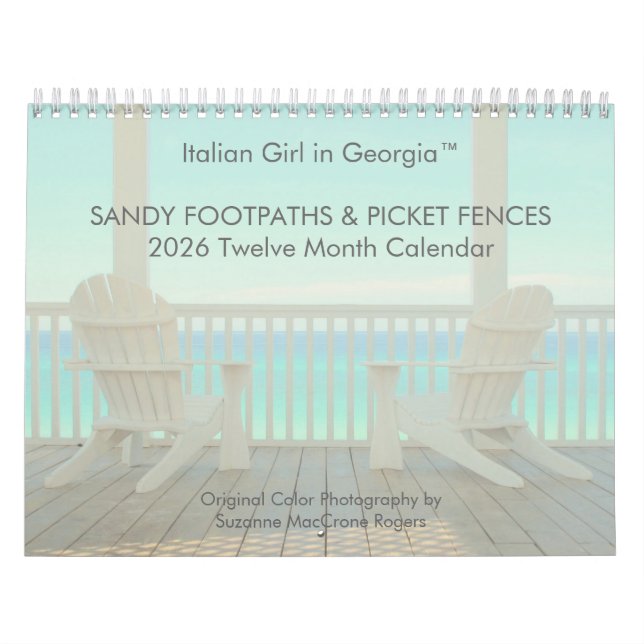 Sandy Footpaths & Picket Fences - 2026 Calendar Kalender (Titelbild)