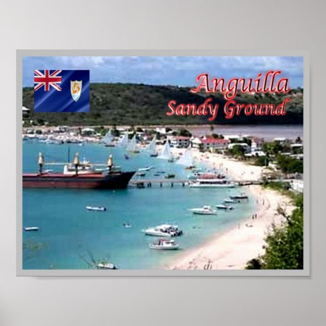 Sandy Ground - Anguilla - Poster (Vorne)