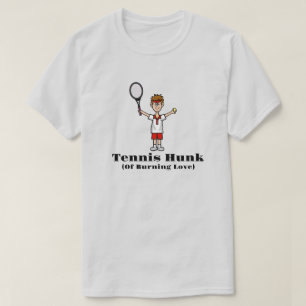 Sandy Hair Male Tennis Hunk T - Shirt