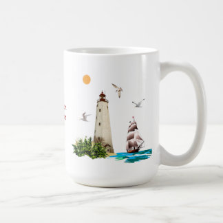Sandy-Haken-Leuchtturm-Tasse Kaffeetasse