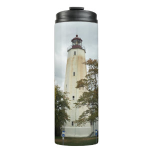 Sandy-Haken-Leuchtturm Thermosbecher