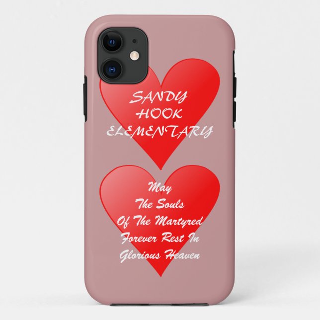 SANDY HOOK KANN DIE SOULE DER MARTYRED.. Case-Mate iPhone HÜLLE (Rückseite)