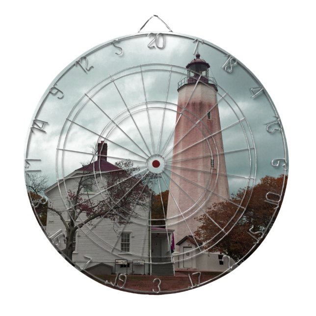 Sandy Hook Leuchtturm Dartscheibe (vorne)