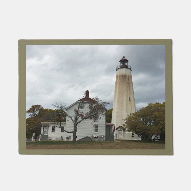 Sandy Hook Leuchtturm Fußmatte (Vorderseite)
