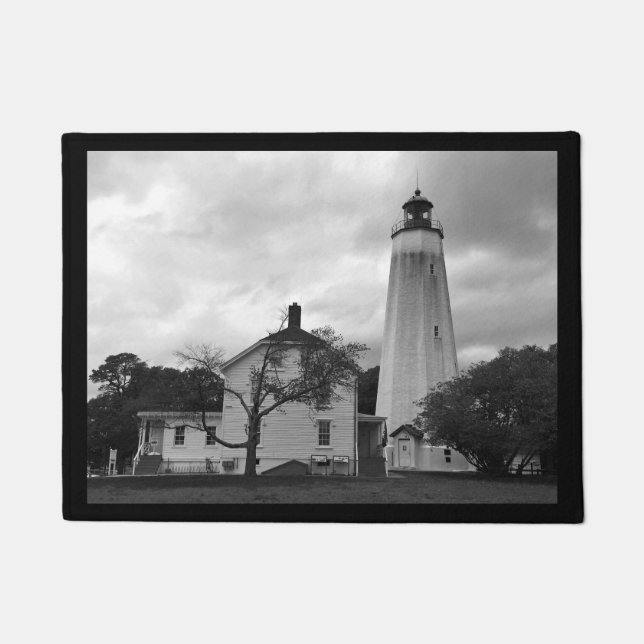 Sandy Hook Leuchtturm Fußmatte (Vorderseite)