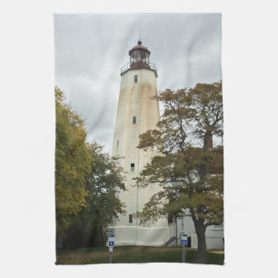 Sandy Hook Leuchtturm Handtuch