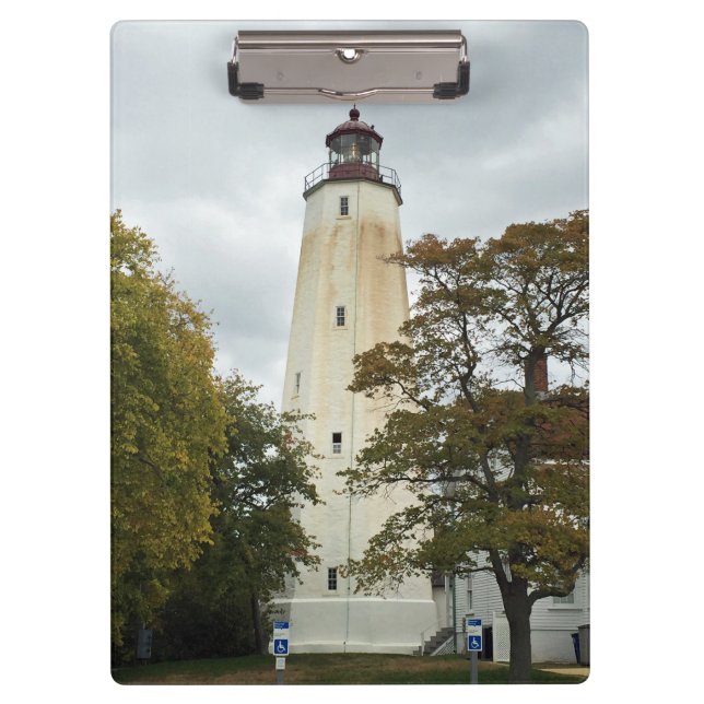 Sandy Hook Leuchtturm Klemmbrett (Vorderseite)