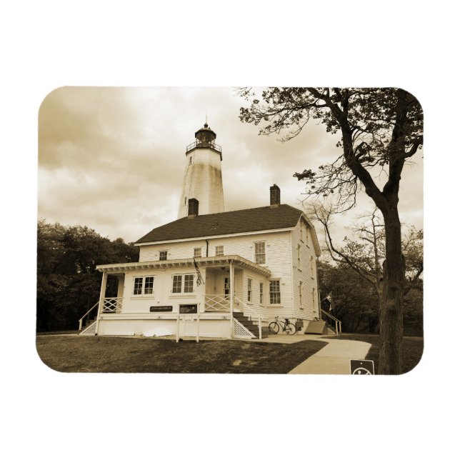 Sandy Hook Leuchtturm Magnet (Horizontal)