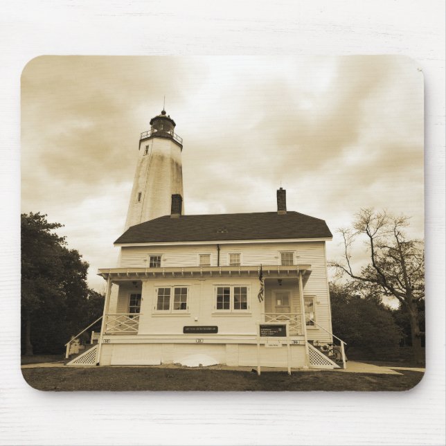 Sandy Hook Leuchtturm Mousepad (Vorne)