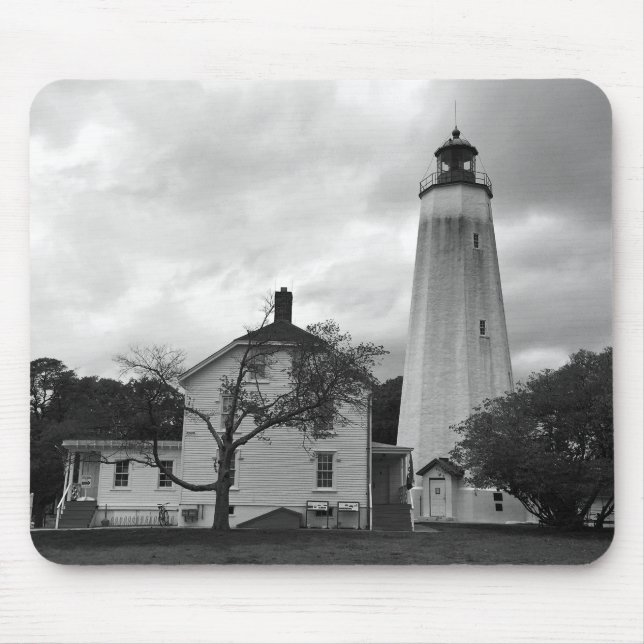 Sandy Hook Leuchtturm Mousepad (Vorne)
