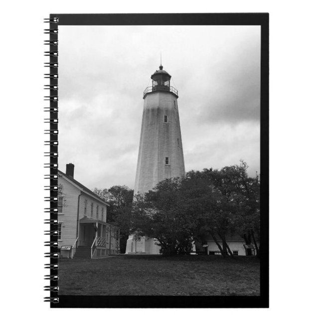 Sandy Hook Leuchtturm Notizblock (Vorderseite)